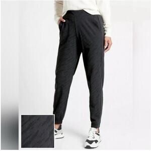 Athleta Pants Womens 0 Black Brooklyn Texture Jogger Athletic Travel City Lounge